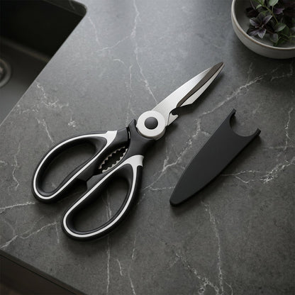 3 in 1 Multi-Function Scissor Multipurpose Kitchen Scissors Steel Blades (1 Pc)