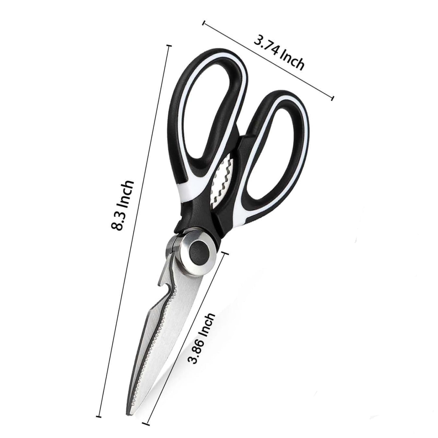 3 in 1 Multi-Function Scissor Multipurpose Kitchen Scissors Steel Blades (1 Pc)