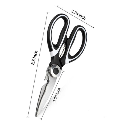 3 in 1 Multi-Function Scissor Multipurpose Kitchen Scissors Steel Blades (1 Pc)