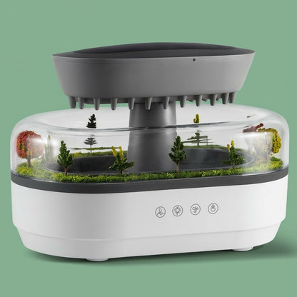 Forest Landscape Aroma Diffuser with LED Light & Natural White Noise