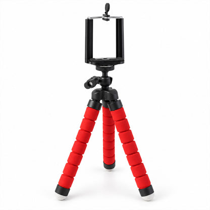 Mini flexible phone tripod - white background product
