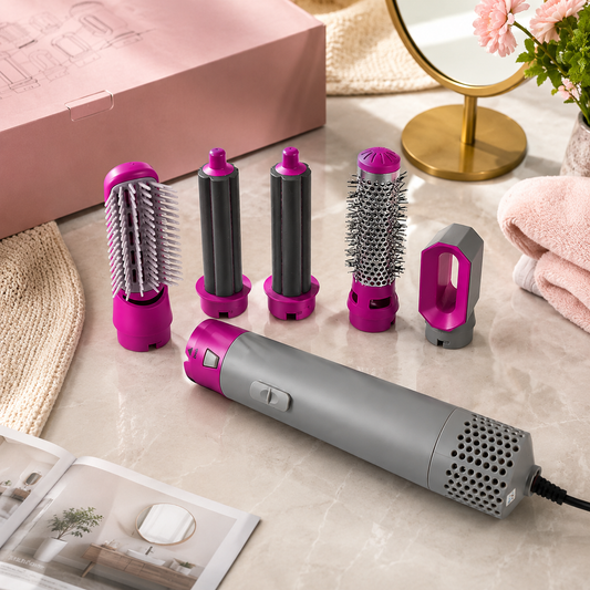 5 In 1 Hair Dryer Brush – Multifunctional Hot Air Styler with 1000W Power