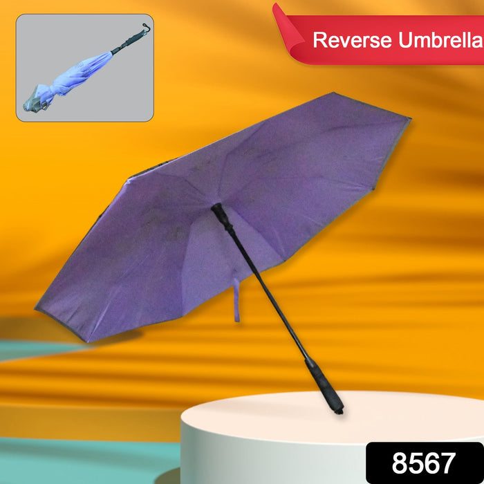 Travel Umbrella Windproof Umbrella Compact Folding Reverse Umbrella Unique Folding Umbrella (1 pc)