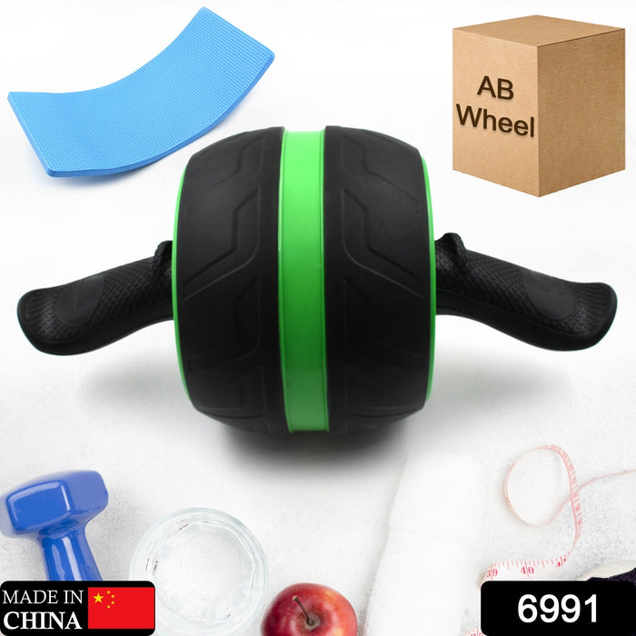 AB Carver Pro Roller, Core Workout Abdominal Stomach Muscle Fitness Exercise Training Equipment with Knee Mat Perfect Wheel Trainer for Man, Woman Body building, Home Gym