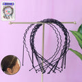Metal Wave Hair Bands – Durable Flexible Headbands for Men & Women