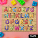 TOP BRIGHT Wooden ABC & Shape Learning Puzzle