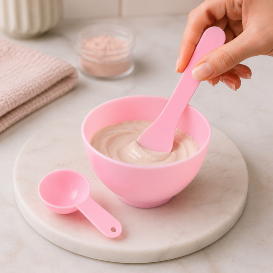 Facial Mask Mixing Bowl Set – Hygienic 3-Piece Skincare Kit