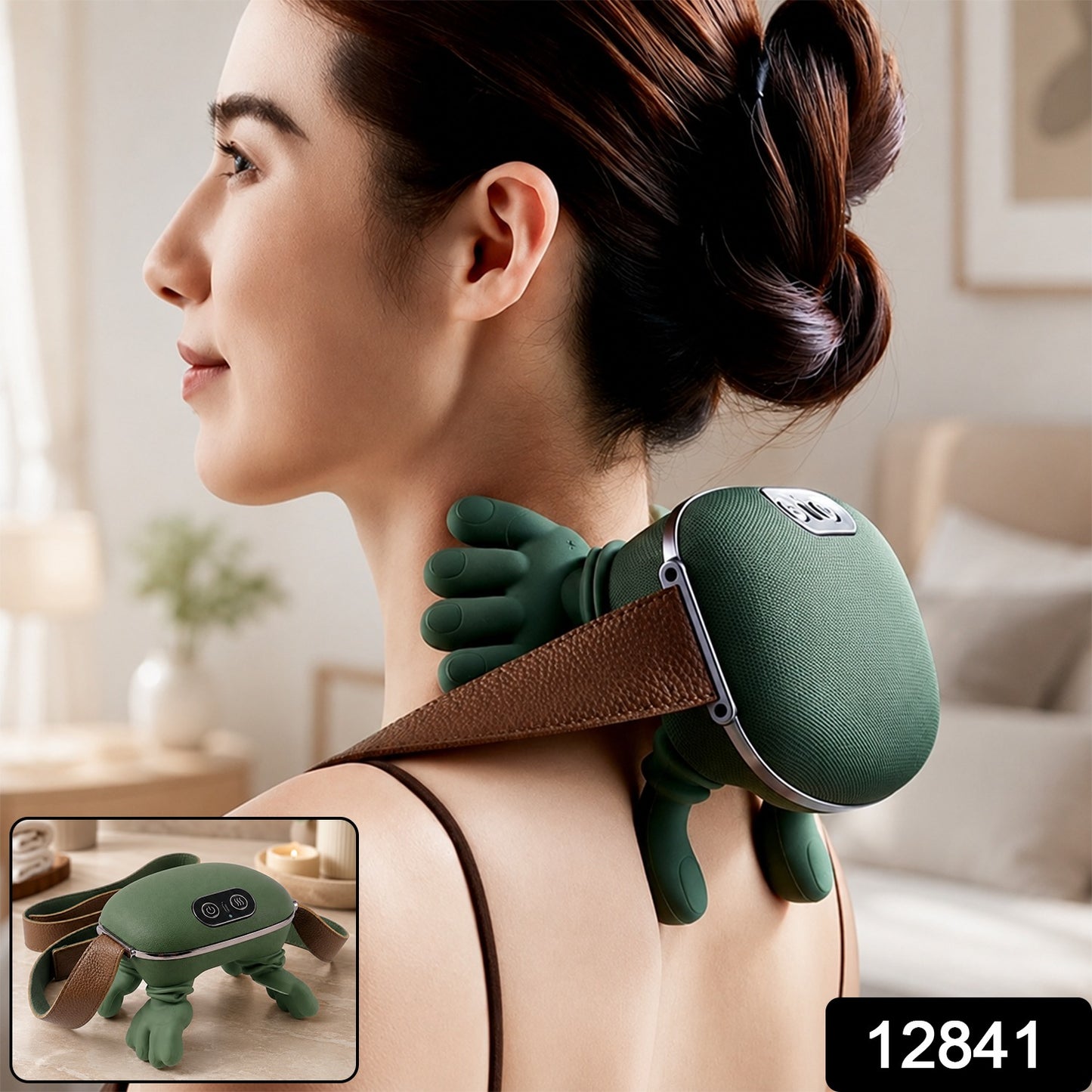 Neck and Shoulder Massager for Women Rechargeable Kneading with Heat (1 Pc)
