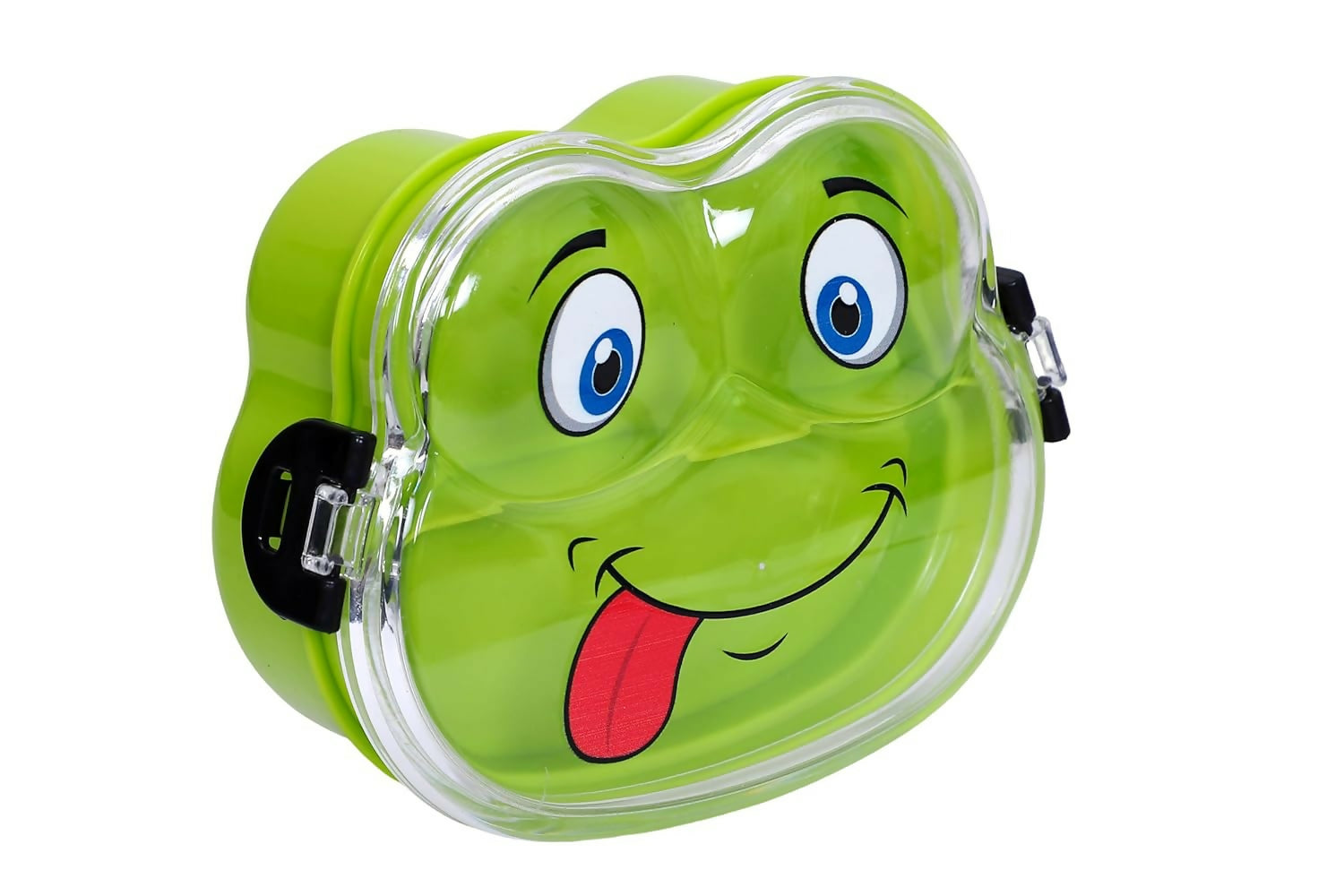 Froggy Shaped Double Layer Lunch Box for Kids