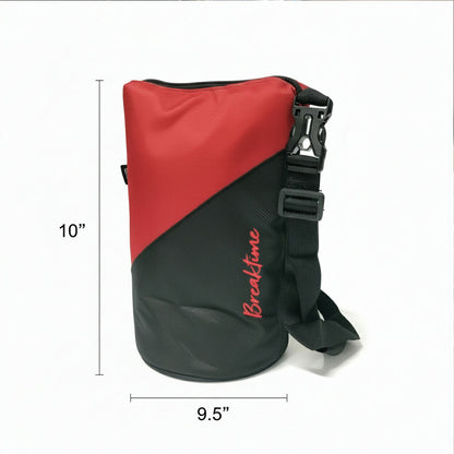 Breaktime Multicolor Tiffin Bag with Adjustable Strap & Zipper