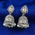 Classic Jhumki Earrings with Pearl Cluster Hangings for Women Ethnic Wear