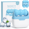 2 in 1 Ice Face Roller for Skin Care, V & W Shape Massager