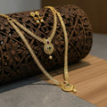 Premium Gold Plated Designer Necklace Set with Matching Earrings Elegant Jewellery