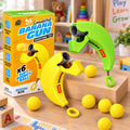 Kids Banana Launcher Toy with Soft Ball Shooting Game for Indoor Outdoor Fun