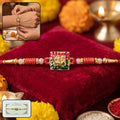 Ganesha Rakhi, Elegant Designer Thread for Raksha Bandhan