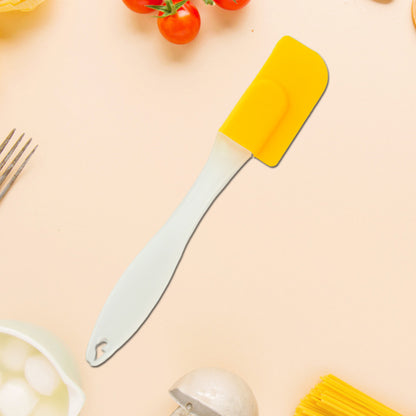 Kitchen silicone spatula close-up