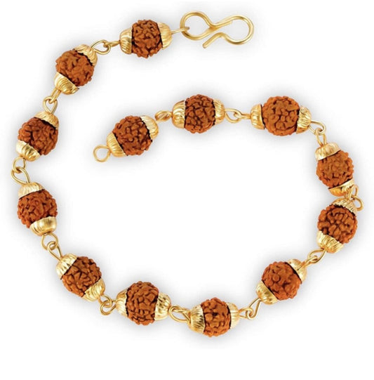 Men's Authentic Rudraksha Bracelet – Spiritual Healing & Protection