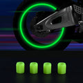 Luminous Tyre Valve Caps – Glow for Night Safety (4 Pcs Set)