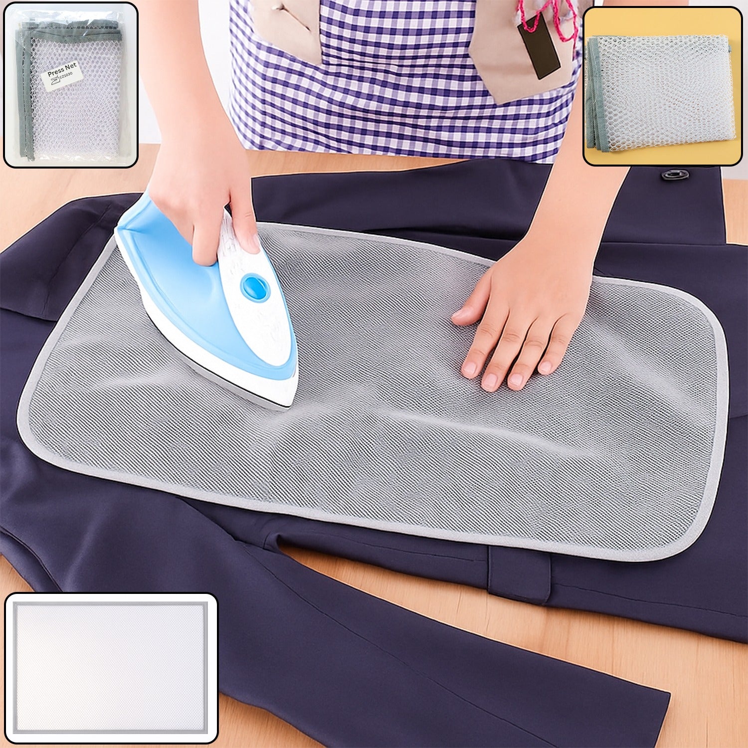 Heat-Resistant Ironing Mesh Press Cloth (65 × 40 cm / 1 Pc )