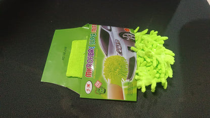 Microfiber Car Wash Glove Mitt For Car,Bike,Home & Surface
