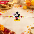 Kids Rakhi Cute Cartoon Mouse Design for Brother (5pcs)