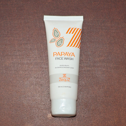 Zequz Papaya Face Wash - (100ml / 1 Pc)