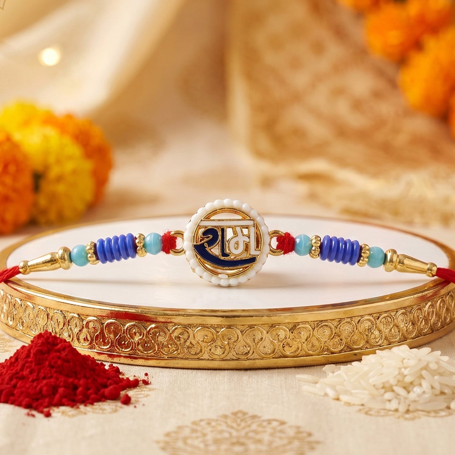 Ram Naam Devnagari Rakhi Traditional, Stylish & Comfortable (10pcs)