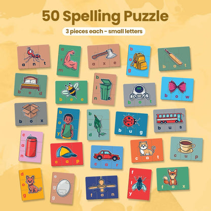 My First Spelling Mastery - Age 3+ (150 cardboard puzzle pieces)
