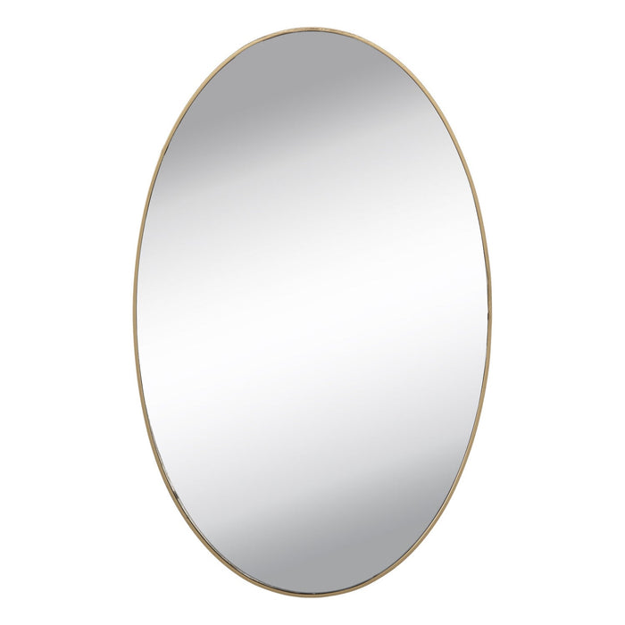 1748 Oval Frame Less Mirror Wall Sticker for Dressing
