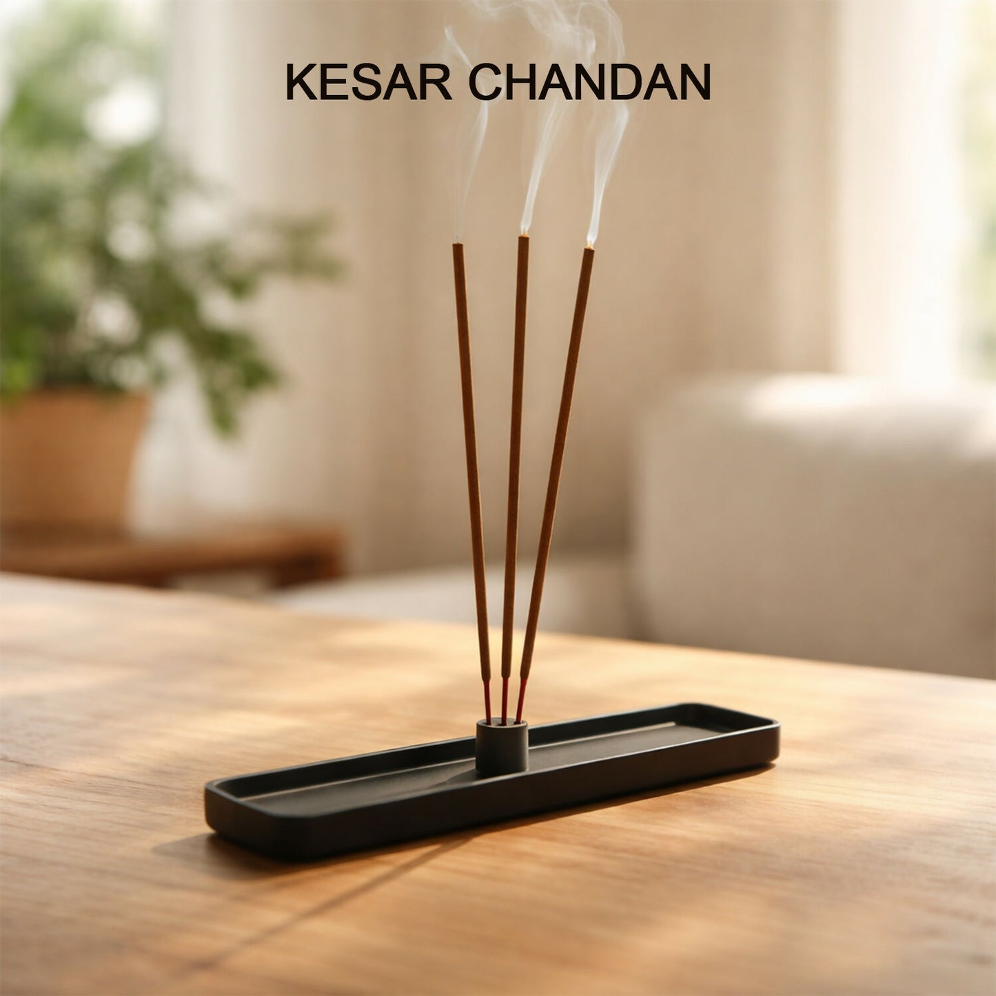 Kesar Chandan incense sticks packaging with saffron and sandalwood scent