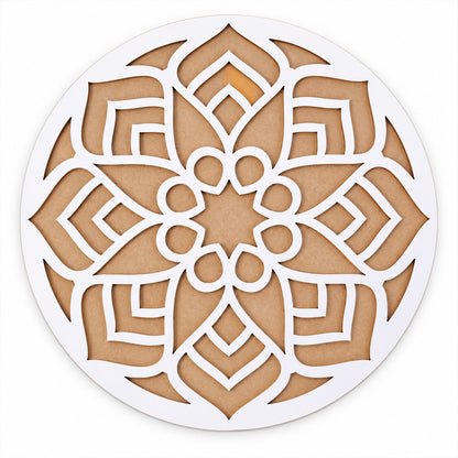Big Round Rangoli Stencil Board for Home Entrance, Diwali and Festival Decor