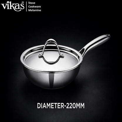 Vikas Triply Frypan 220mm size
