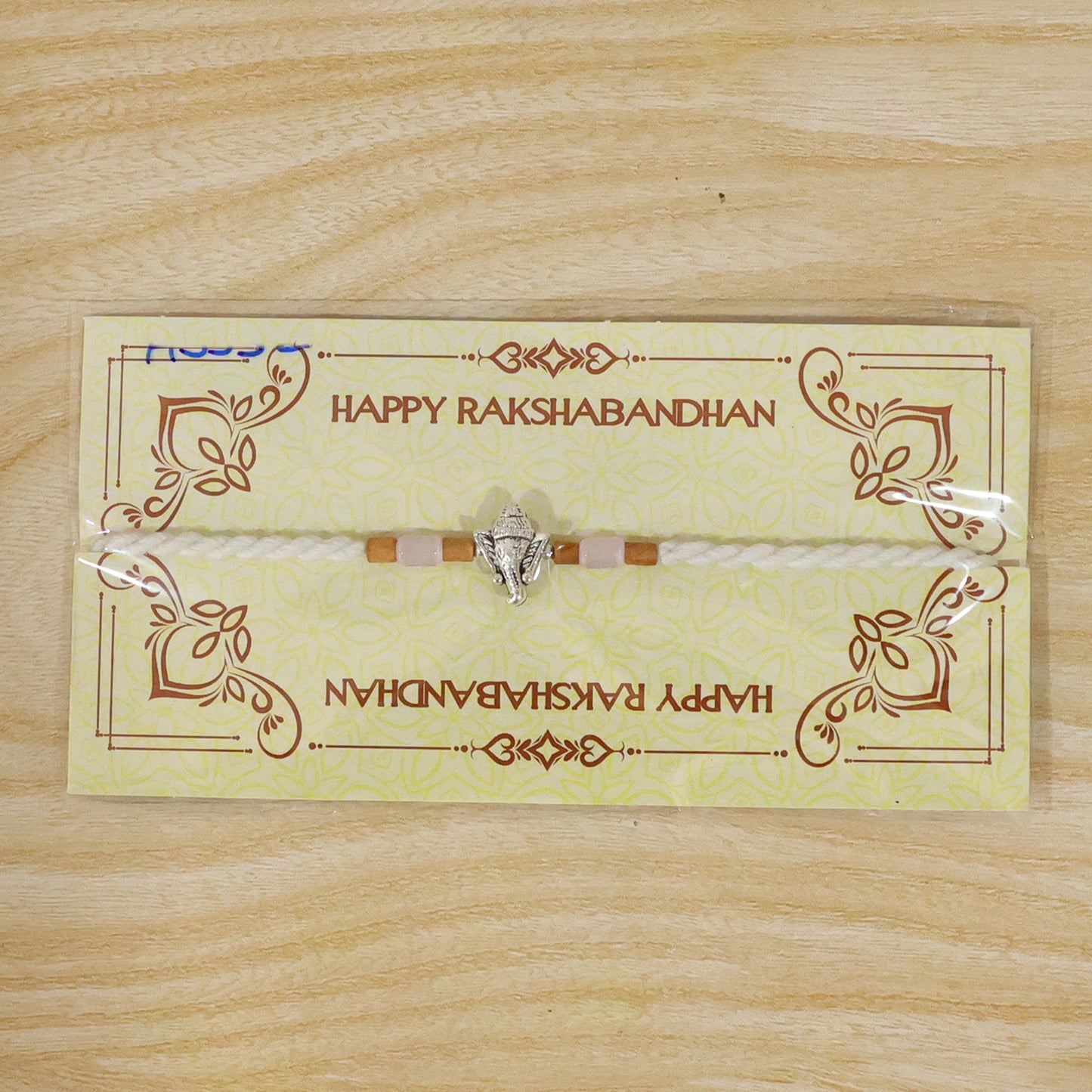 Elegant Diamond Look Rakhi with Shiny Centre and Refined Raksha Bandhan Styling