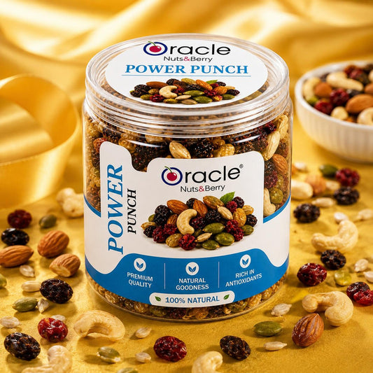 Oracle Power Punch, Crunchy Energy-Packed Nut Seed & Berry Healthy Trail Mix 150g
