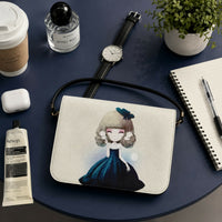 Cute Cartoon Print Sling Bag for Girls Stylish Mini Crossbody Purse