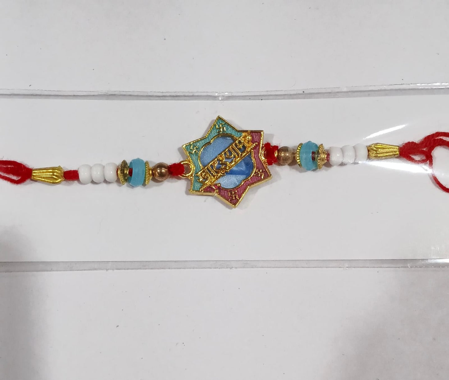Khatu Shyam Rakhi Colorful Beads for Raksha Bandhan Celebration (10pcs)