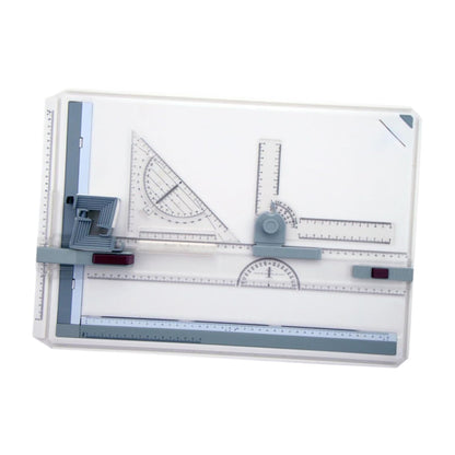A3 size portable drafting board with accessories for technical drawings and art.