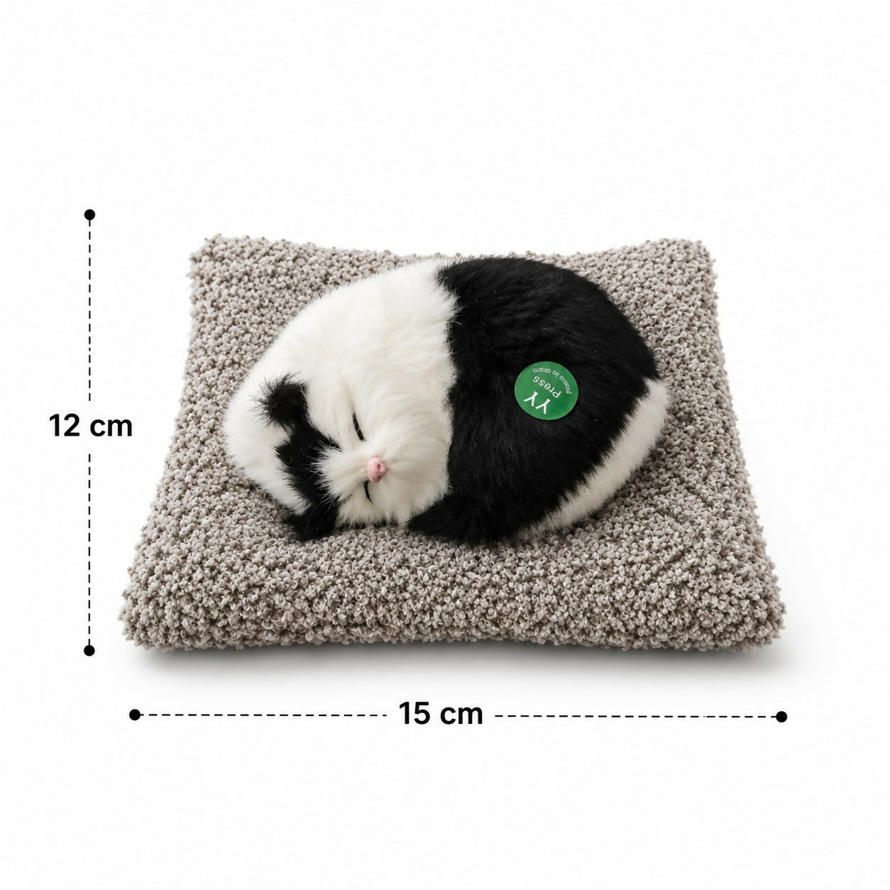 Cute cat plush toy dashboard decoration angle