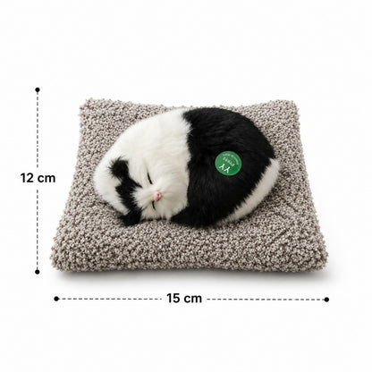 Cute cat plush toy dashboard decoration angle