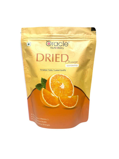 Oracle Dried Orange Dehydrated Fruit Snack 250gm Made from Fresh Oranges