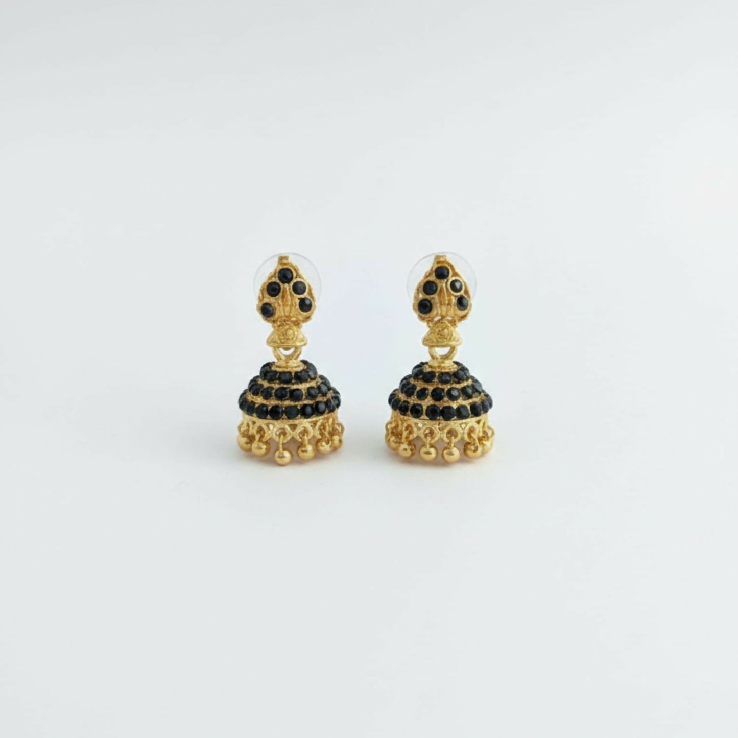 Antique Style Golden Jhumka Earrings | Women Ethnic Jewellery