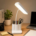 LED Desk Lamp with Pen Holder & Mobile Stand, Touch Control Study Lamp