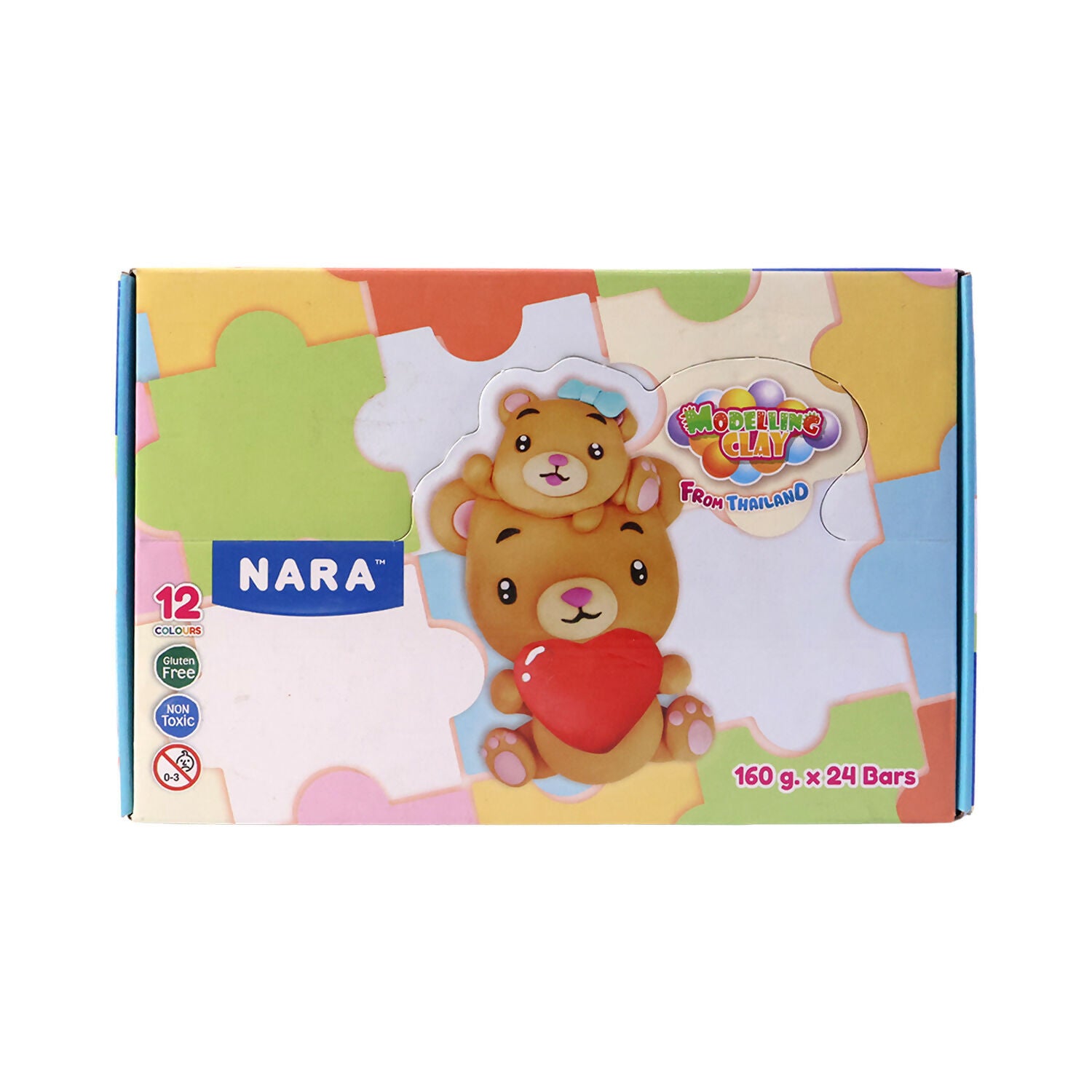 Children playing with modelling clay craft kit