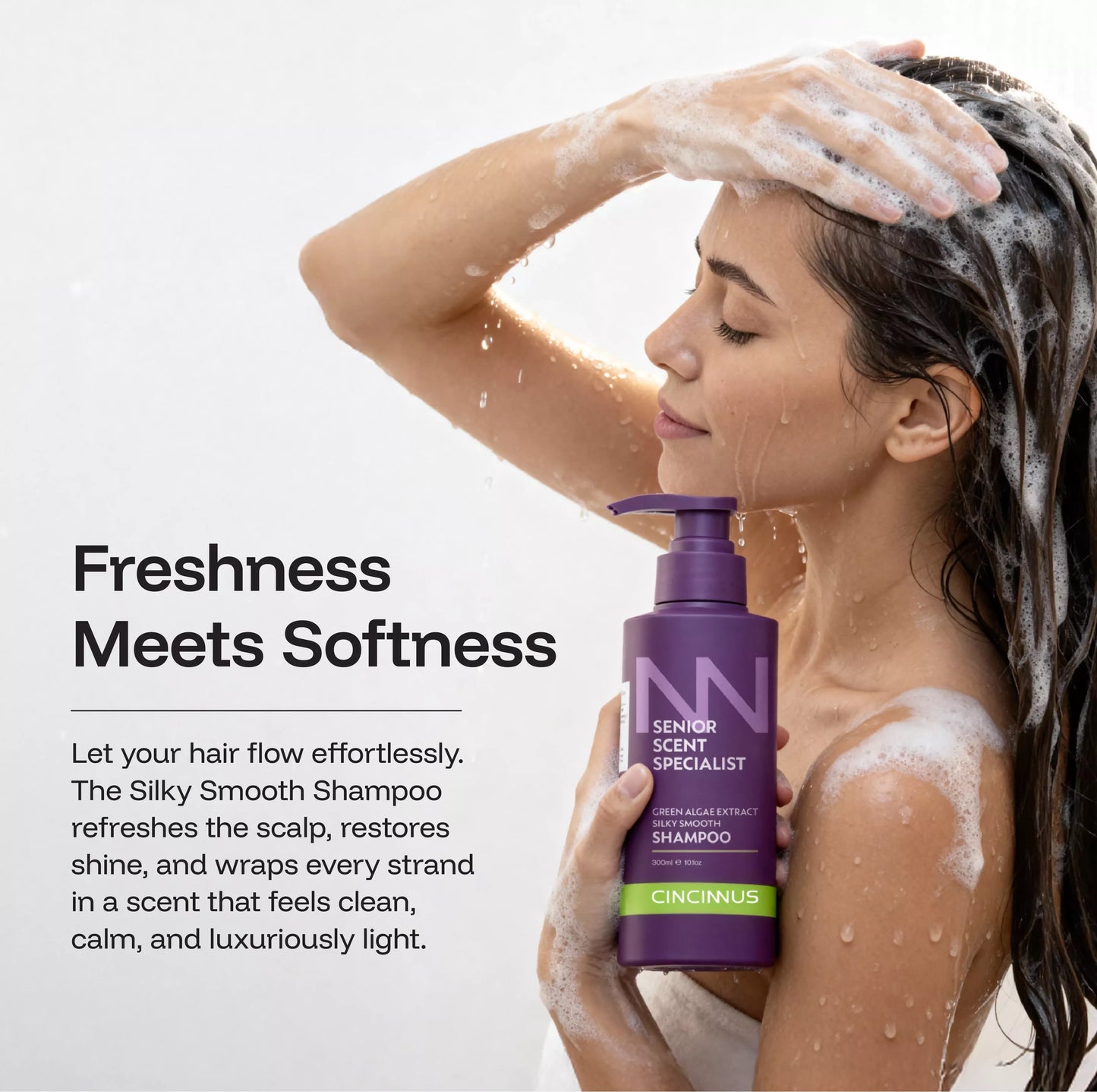 CINCINNUS Green Algae Extract Silky Smooth Shampoo