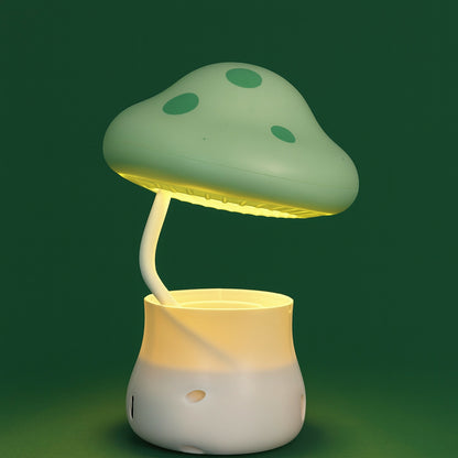 Mushroom Shape LED Night Lamp for Kids Room, Soft Warm Bedside Light