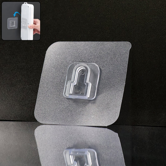 Premium Transparent Wall Hook Sticker (1 Pc)