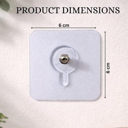 plastic transparent wall hooks for easy installation