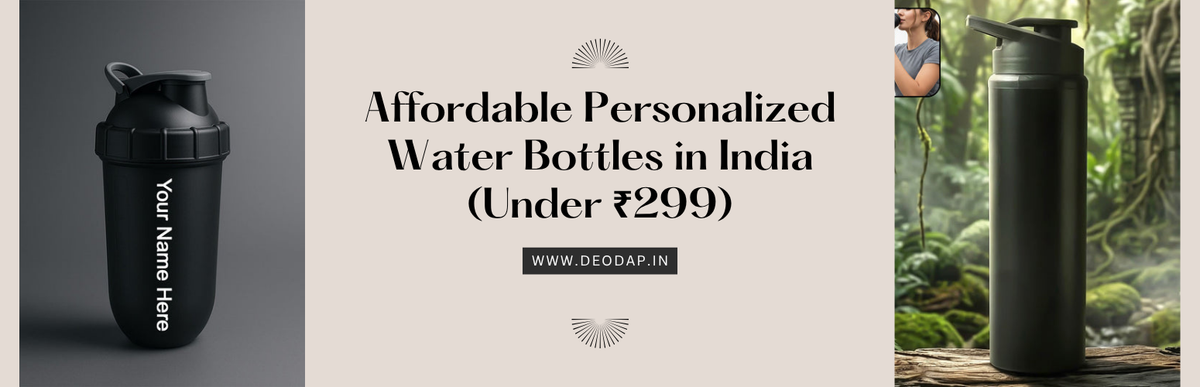 Affordable Personalized Water Bottles in India (Under ₹299)