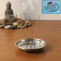 Stainless Steel Agarbatti Stand – Triple Stick Incense Holder