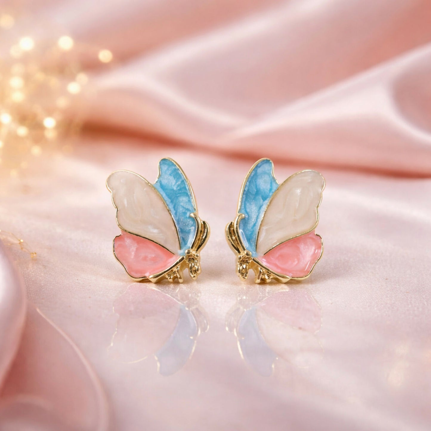 Elegant Butterfly Design Stud Earrings for Women and Girls Stylish Wear